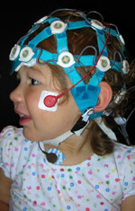 Girl having tests