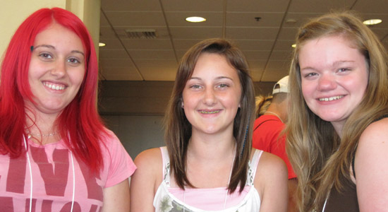 Living_Hair Three girls with different hairstyles