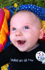 Happy Baby Close Up