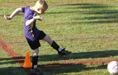 Playing Soccer