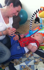 Baby and Mom Doing Therapy