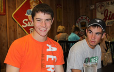 Boys hanging out