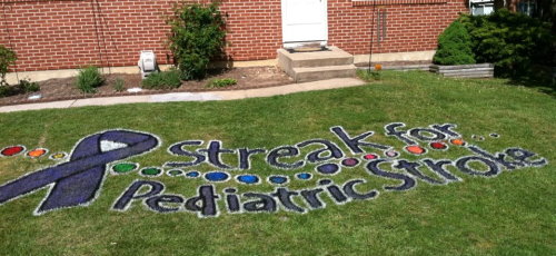 Streak for Pediatric Stroke Yard Art